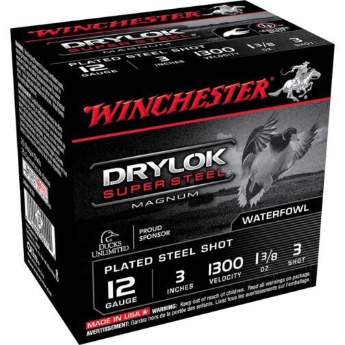 500rds of Winchester Super-X Drylok Super Steel Waterfowl Load 12 Gauge Shotshells