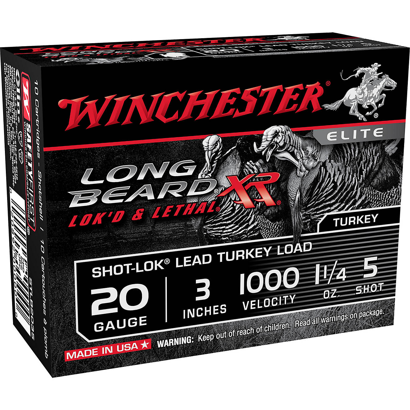 500rds of Winchester Long Beard Turkey 20 Gauge Shotshells