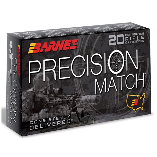 500 Rounds Of Barne 500 Rounds Of Barne Precision Match 6.5 PRC Ammo 145 Grain Open Tip Match Boat Tail ammo review offers the following information; Using only match-grade bullets, Premier Match ammunition employs special loading practices ensuring world-class performance and accuracy with every shot. Offerings within the Premier Match line include 223 Remington, 308 Win, 300 Win Mag 6.8mm Remington SPC. Maybe some day there will be a stronger word than accurate to describe Premier Match, until then we’ll continue to prove it on paper. This ammunition is new production, non-corrosive, in boxer primed, reloadable brass cases. Factory fresh premium quality new brassPrecision loaded for optimal quality, accuracy and performance Match ammo loaded with brand new 6.5 145 Grain High BC Match Burner OTM BT Barnes VOR-TX Ammunition 350 Legend 170 Grain TSX Hollow Point Lead Free Box of 20 Information Barnes bullets have historically had the reputation of offering quick, clean and humane kills. Now they are taking their highly regarded bullets to the next level loading them in ammunition. Like its Triple-Shock cousin, the Tipped Triple-Shock bullet delivers the same “three strikes you’re out” rule. Once as it strikes game, two as the bullet begins to open and a third impact when the cavity fully expands to deliver extra shock with maximum transferred energy. The added polymer tip creates a faster expansion rate as well as better long range ballistics. Ideal for deer-sized game. VOR-TX ammunition is manufactured to precise tolerances to ensure excellent accuracy and consistent velocities. This ammunition is new production, non-corrosive, in boxer-primed, reloadable brass cases. Made In United States of America WARNING: This product can expose you to Lead, which is known to the State of California to cause cancer and birth defects or other reproductive harm. For more information go to – www.P65Warnings.ca.gov. SpecificationsCartridge350 LegendGrain Weight170 Grains Quantity 500 Round Bullet StyleSolid Hollow PointBullet Brand And ModelBarnes Triple-Shock XLead FreeYesPrimerBoxerCorrosiveNoReloadableYesCountry of OriginUnited States of AmericaDelivery InformationShipping Weight0.940 PoundsDOT-Regulated Yes MPN BB65PRC01 UPC 716876651474 Manufacturer BARNES AMMO Caliber 6.5 PRC AMMO Bullet Type Match Burner Open Tip Match BT Muzzle Velocity fps Muzzle Energy ft. lbs Primer Boxer Casing Brass Ammo Rating Target Practice 6.5 PRC Ammo