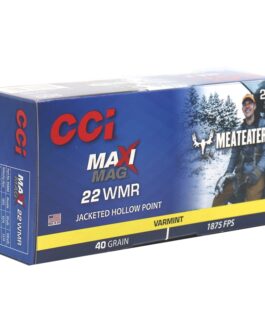 500rds of CCI Maxi-Mag MeatEater Special Edition 22 WMR Ammo 40 Grain Jacketed Hollow Point