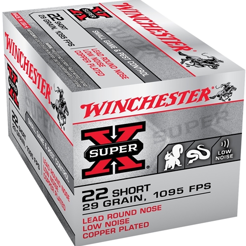 Winchester Super-X 22 Short 29 Grain Lead Round Nose