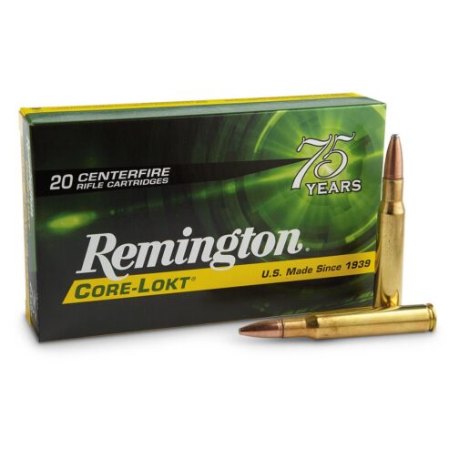 Remington CORE-LOKT, .30-06 Springfield, PSP, 180 Grain Of 500 Rounds