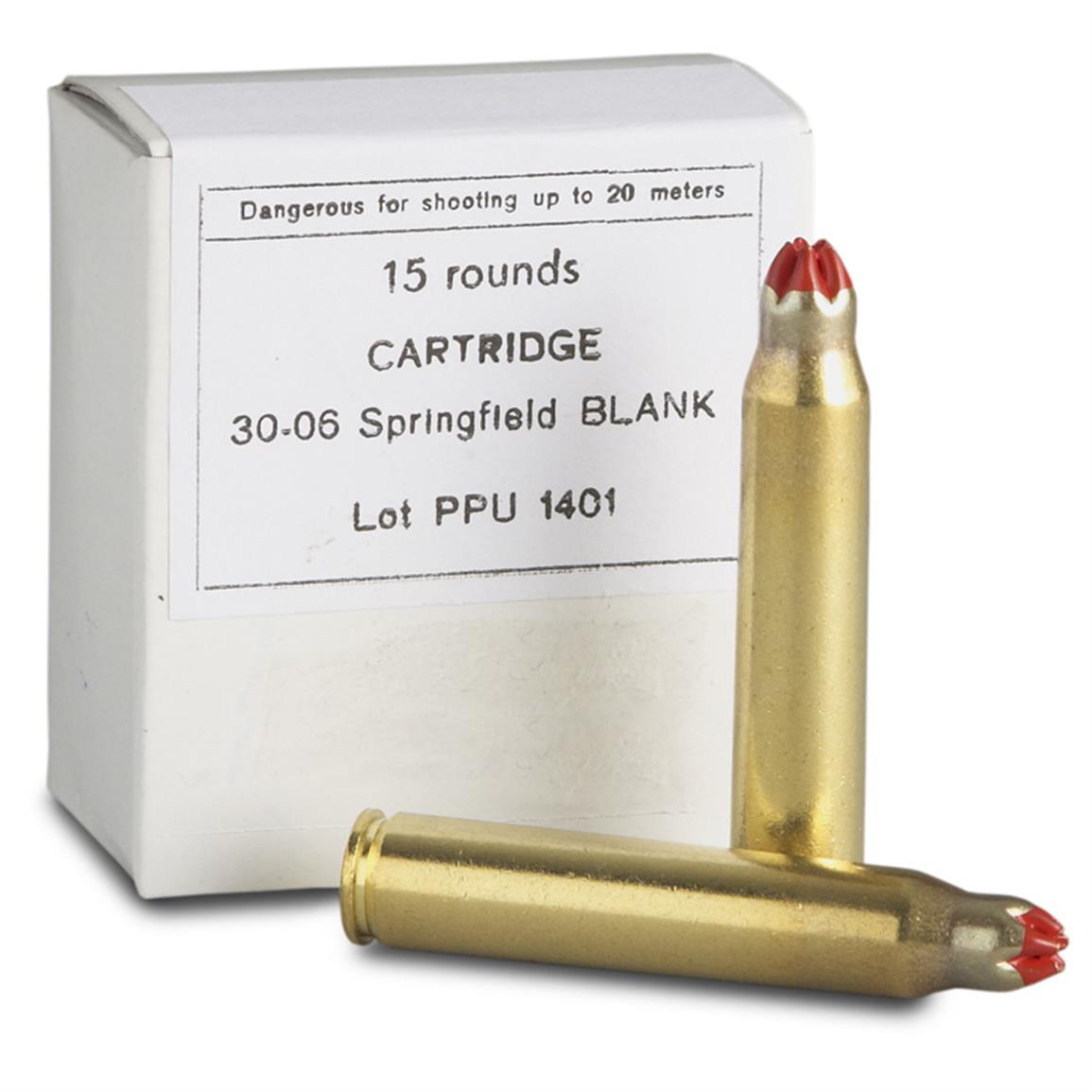 500 Rounds Of PPU .30-06 M-1999 Standard Blank Ammo