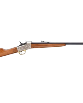 Pedersoli Mississippi Rifle 26″ Barrel Satin Nickel, Blue and Walnut