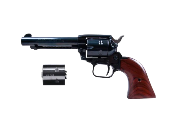 Heritage Combo Revolver 22 Long Rifle 4.75″ Barrel, 6-Round with 22 Winchester Magnum Rimfire (WMR) Cylinder