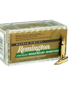 500rds of Remington Premier 17 HMR Ammo 17 Grain Accutip-V Boat Tail