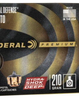 Federal Premium Centerfire Handgun Ammunition .45 ACP 210 grain