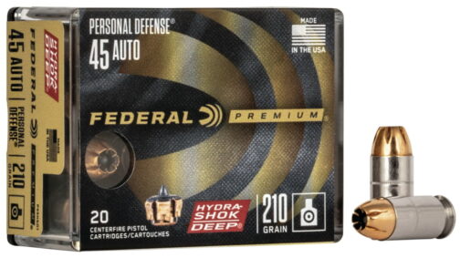 Federal Premium Centerfire Handgun Ammunition .45 ACP 210 grain