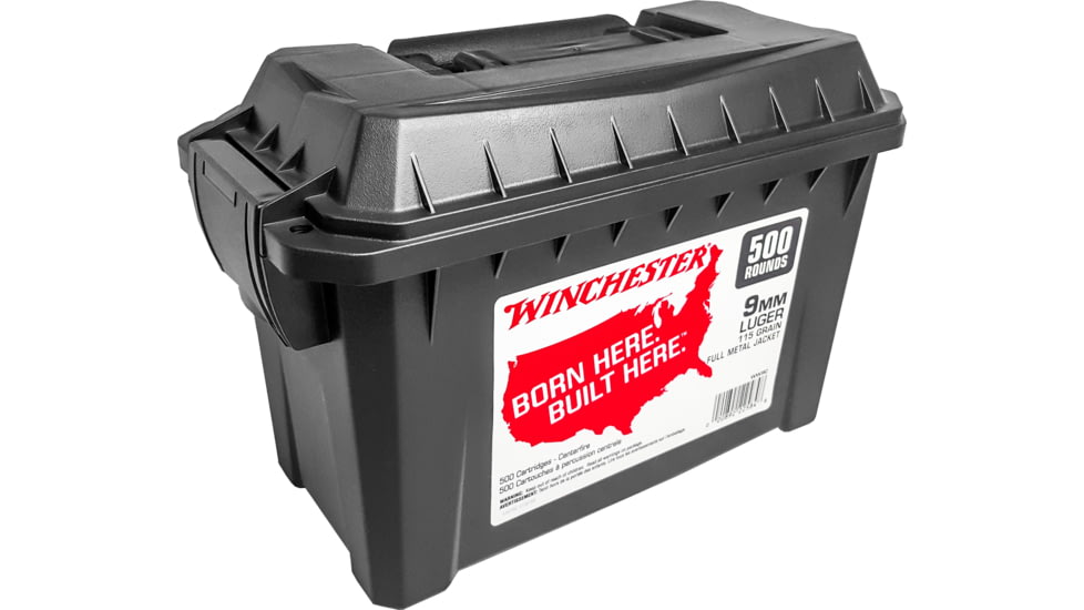 Winchester USA HANDGUN 9mm Luger 115 grain Full Metal Jacket